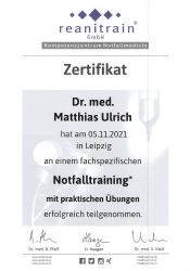 ZertifikateNotfalltrainingPraxisUlrich